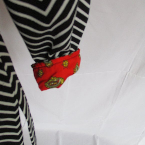 Vintage Black and White Stripe Button Up Shirt - Picture 2 of 8